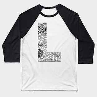 Zentangle L Baseball T-Shirt